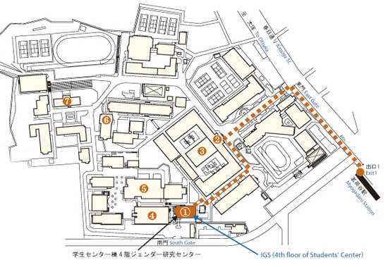 campus map ocha
